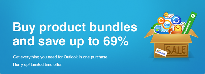 Get everything you need for Outlook in one purchase and save a bunch of money.