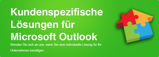 Kundenspezifische Lösungen für Microsoft Outlook. 
