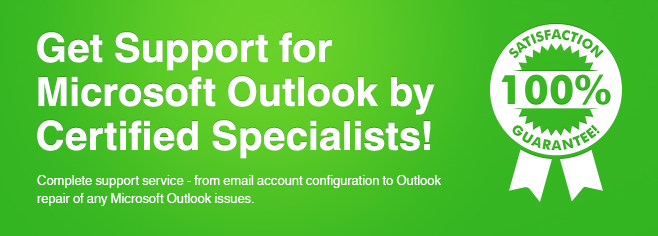 Get support for Microsoft Outlook by certified specialists.